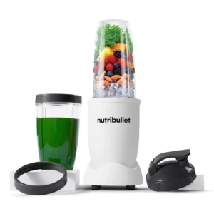 nutribullet® Pro 900W Blanco Mate - Licuadora con Alimentos y Accesorios