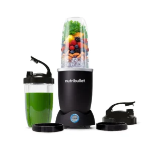 nutribullet® Pro+ 1200W color negro mate - Licuadora con alimentos y accesorios