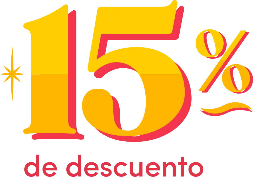 15% de descuento