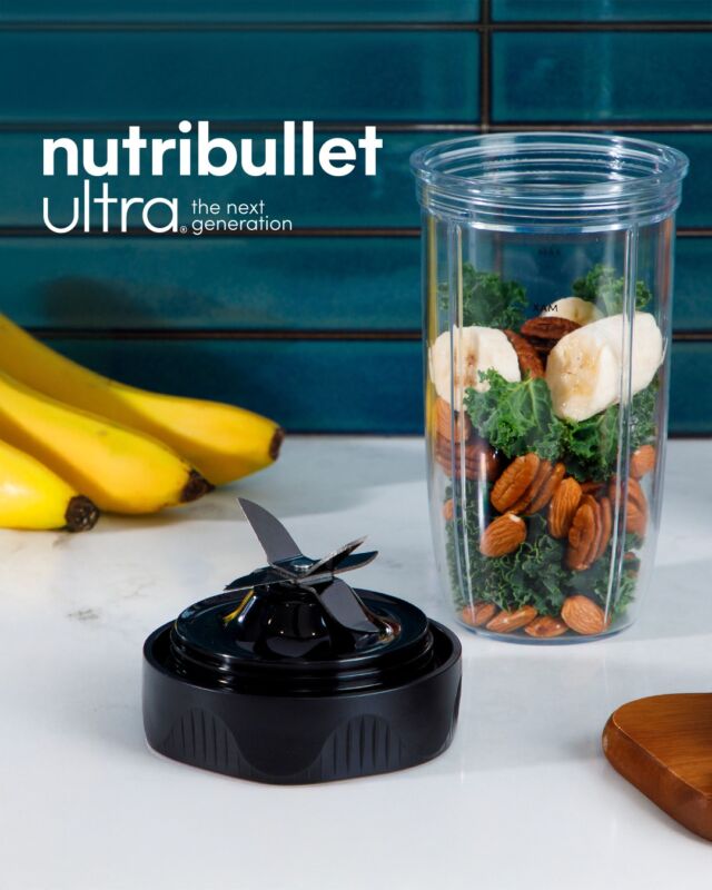 Empieza tu días de forma saludable.

 Nutribullet Ultra con mayor potencia de 1200 W, será tu  favorita para los batidos.⚡