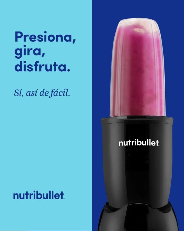 Disfruta del sabor natural, ahora es más fácil que nunca con Nutribullet 🍇🍓🫐