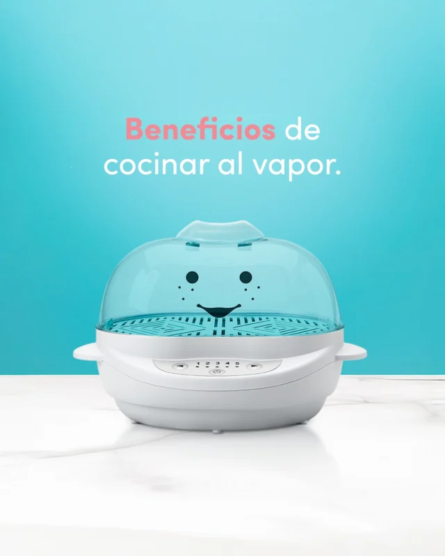Cocinar al vapor nunca fue tan fácil (ni tan adorable 😍). Con nutribullet Baby Turbo Steamer, preparas la comida de tu bebé conservando nutrientes, cuidando su digestión y sin perder sabor. Todo con solo presionar un botón. 🍲💨⁣
⁣
👶 Saludable⁣
💧 Sin grasa⁣
😋 Sabor intacto⁣
🕒 Y en minutos.⁣
⁣
Descubre por qué el vapor es el mejor aliado (y de tu bebé).⁣
🔵 Disponible en Amazon, Mercado Libre y nutribulletmexico.com⁣