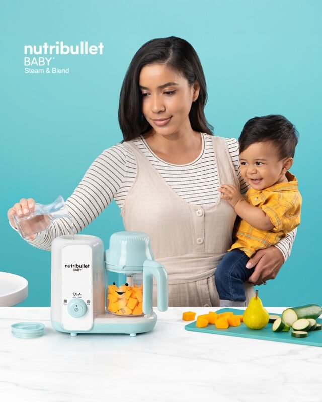 ¿Cuéntanos cuál es la comida favorita de tu bebé? Nosotros te decimos cómo hacerla con nutribullet Steam & Blend