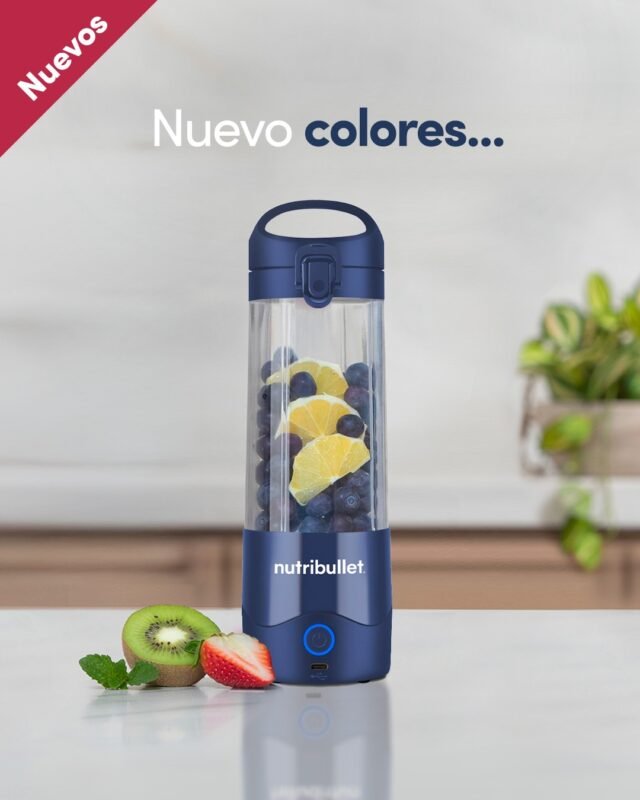Portable blender tiene nuevos colores de lanzamiento, es tan fácil de transportar y beber al instante que vas a quererlos todos🫐🥒🍒🥑