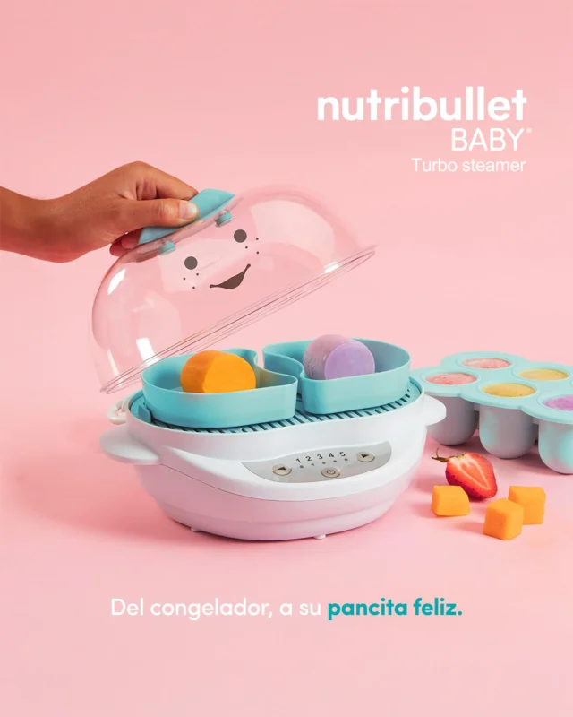 ¿Preparaste porciones de papilla y las congelaste? ✨⁣
⁣
El nutribullet Baby Turbo Steamer te ayuda a descongelarlas en minutos, sin microondas y sin complicaciones. Solo vapor, muy fácil.⁣
⁣
👶 Ideal para el verano: menos espera, más sabor.⁣
⁣
🛒 Disponible en Amazon, Mercado Libre y nutribulletmexico.com