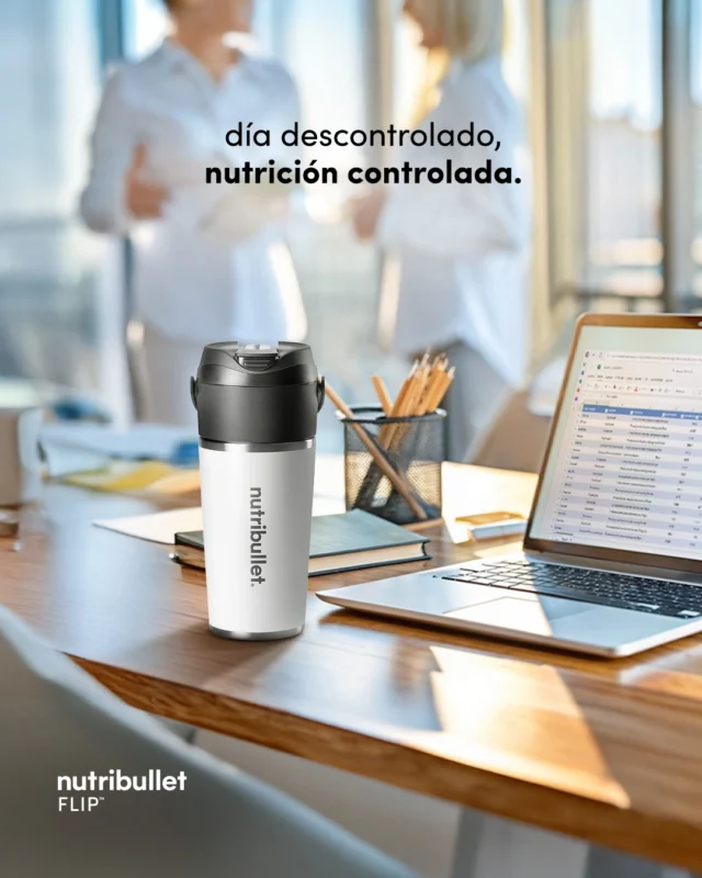 Largas jornadas, grandes ideas. 💡 Mantén tu energía y tu bebida fría hasta por 24 horas. El compañero de oficina que sí  quieres tener 😉⁣
⁣
🛒 Disponible en Amazon, Mercado Libre y nutribulletmexico.com⁣