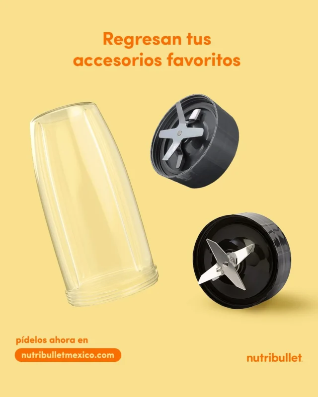 ¡La oportunidad que esperabas llegó! 🥳 Dale a tu nutribullet un upgrade con los accesorios más buscados ✌️⁣
⁣
🛒 ¡Disponibles ya! En nutribulletmexico.com