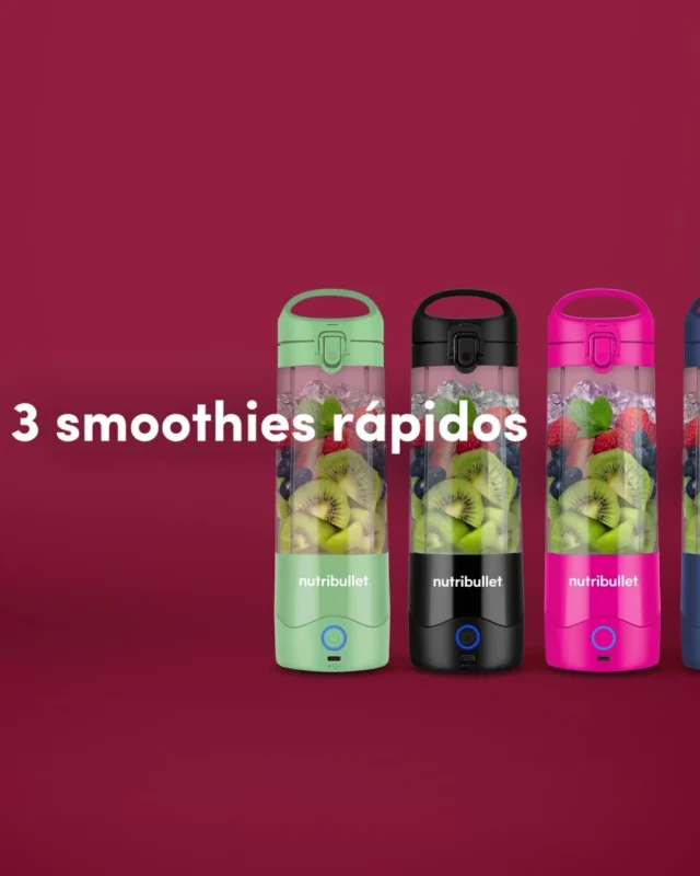 ¡Dale play a tus mañanas! ▶️ Transforma tus ingredientes favoritos en una explosión de sabor y energía para conquistar tu rutina 🍓🍌🥬⁣
⁣
Con nutribullet Portable, comer saludable es rápido, fácil y delicioso.⁣
⁣
🛒 Encuéntrala en Amazon, Mercado Libre o nutribulletmexico.com⁣
