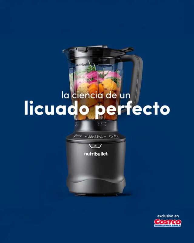 ¿Qué hace a nutribullet Smart Sense tan... smart? 🤔 Su tecnología está diseñada para hacerte la vida más fácil y tus licuados, perfectos. Desliza y descubre la ingeniería detrás de cada sorbo. ✨⁣
⁣
🛒 Exclusivo en Costco.⁣