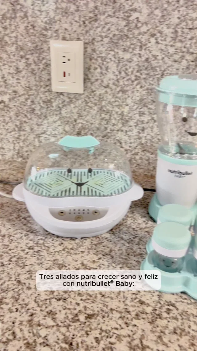 👶 Crecer con amor, etapa por etapa. Desde la primera papilla hasta sus primeros sólidos, la línea nutribullet® baby acompaña cada momento. 💚