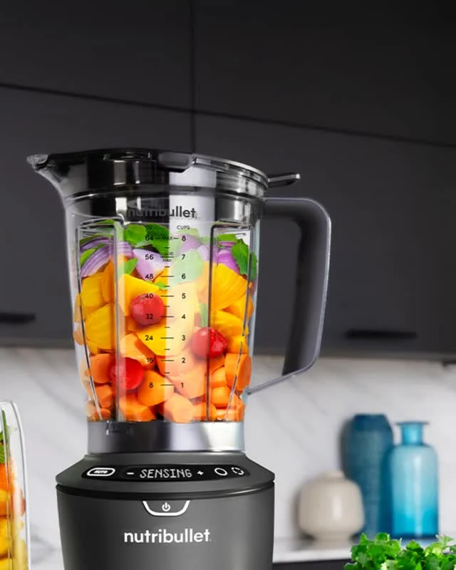 La licuadora de tamaño completo ✨La nutribullet® Smart Sense de 5 velocidades con un ciclo automático inteligente.⁣
⁣
Cremas, aderezos, salsas  y más ✨⁣
⁣
De venta en Costco 👀⁣