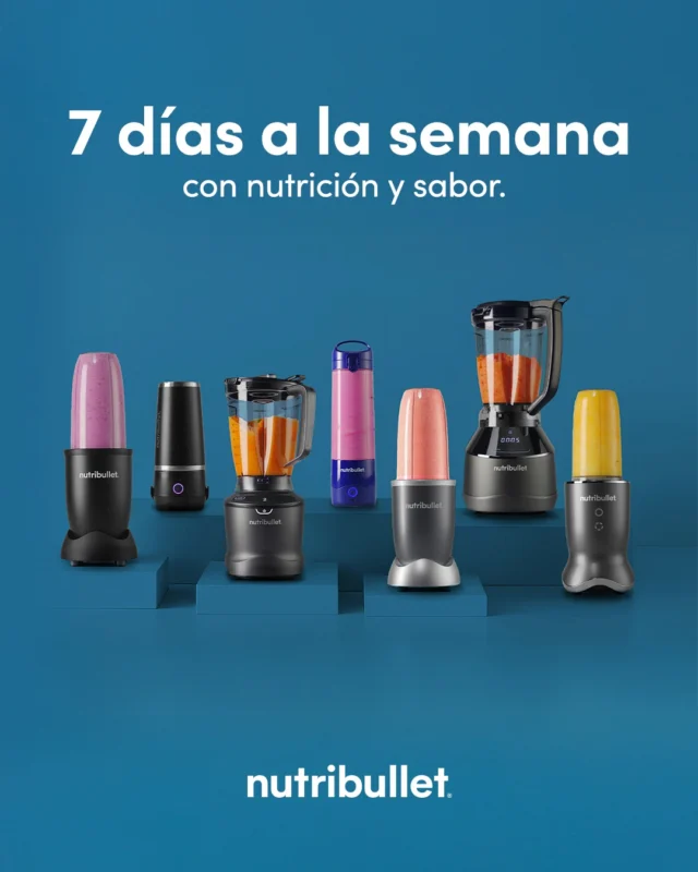 🥑🍓 Una vida saludable se construye todos los días.⁣
Con nutribullet® tienes la potencia y practicidad para crear recetas nutritivas 7 días a la semana: smoothies, cremas, salsas o jugos que acompañan tu rutina sin complicaciones.⁣