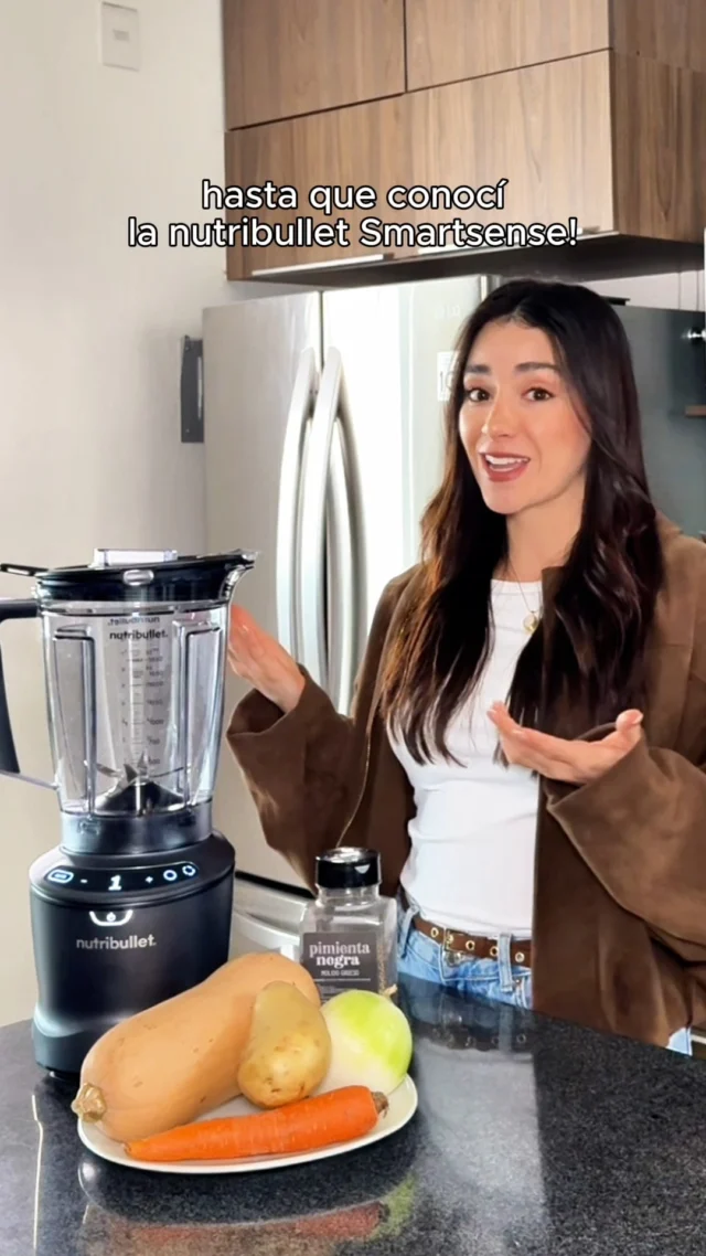 ¿Una licuadora inteligente? Creamos nutribullet SmartSense con un potente motor que  mezcla de manera precisa y uniforme tus alimentos para que siempre obtengas texturas y consistencias perfectas pulsando un solo botón 🌪️✨

Descubre su poder e inteligencia