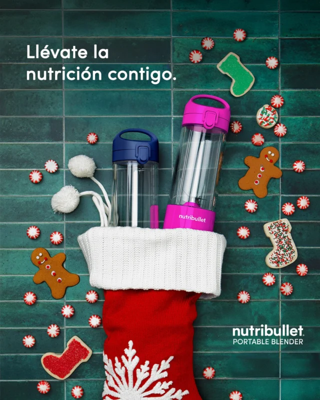 Entre fiestas, viajes y días de mil pendientes… tu smoothie también se va contigo 🎄⁣
⁣
nutribullet Portable mezcla hielo, fruta congelada y todo lo que te encanta en segundos, sin cables y sin complicarte la vida ✨⁣
⁣
¿Lo mejor de todo? Lo tenemos a precio especial por la temporada Navideña! ⁣
¡auto regálate una ahora!⁣