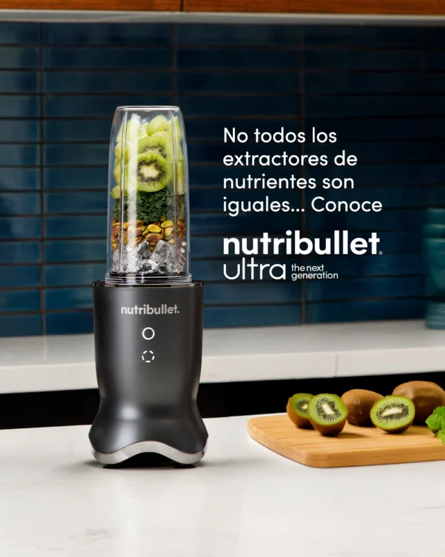 La nueva generación de nutribullet®.⁣
La nutribullet® Ultra es la más potente y silenciosa hasta ahora, diseñada para hacer tu rutina más simple desde el primer uso.⁣