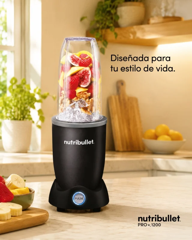 La nutribullet® Pro 1200 llegó para demostrarte que comer saludable no tiene por qué quitarte tiempo. Con más potencia que la original, pulveriza ingredientes sólidos en segundos. Con tapa To-Go y limpieza en segundos. ⁣
Nutrición real, al instante.⁣
Encuentra la tuya en el enlace de nuestro perfil ⁣