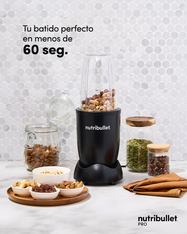 Más rápida y potente. ⁣
⁣
La nutribullet® PRO 900W tiene la potencia para procesar todo tipo de ingredientes. Tritura verdura, semillas, inclusive frutos secos. Lograr un estilo de vida saludable nunca había sido tan sencillo. 🤍⁣