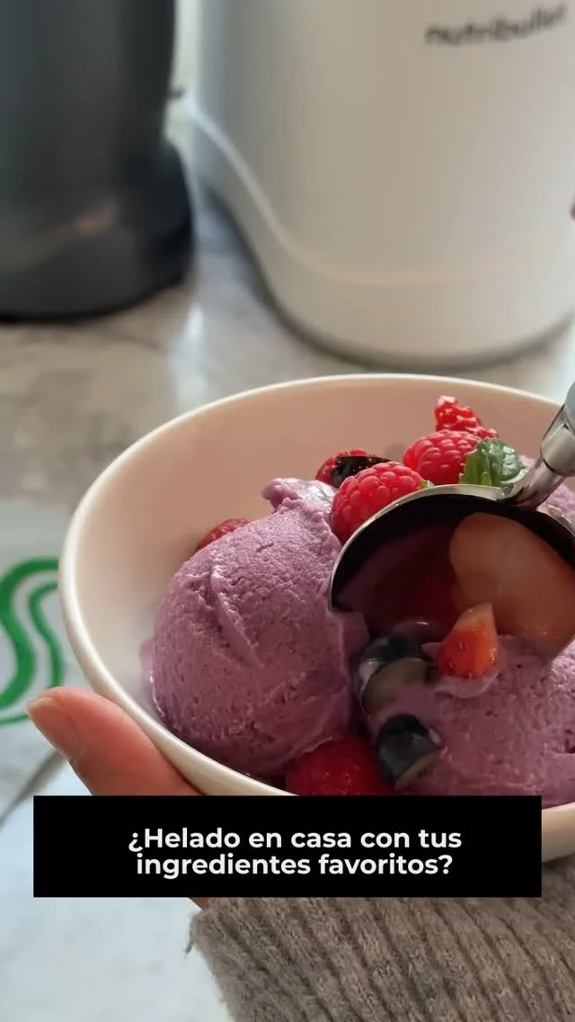 Con nutribullet® Chill ™ crear un helado saludable sea tan fácil como hacer tu smoothie de las mañanas. Solo mezcla, congela 24 horas, procesa y sírvelo a tu gusto. ¡Te encantará! 😉
