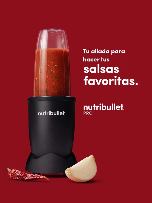 ¿Sabías que en la piel del jitomate y las semillas del chile está gran parte de sus vitaminas y antioxidantes? Por eso una buena salsa cruda fría hecha en nutribullet® Pro 900W sabe diferente. Su tecnología de extracción logra una textura ultra suave sin perder ni un solo nutriente.
