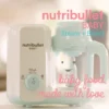 Portada del video demostrando el uso de la nutribullet® Baby Steam & Blend en un ambiente real con mamá y bebé. Frase de campaña ‘Baby Food, made with love’.