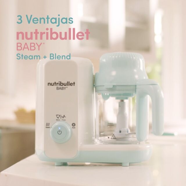 ¡Más tiempo para disfrutar a tu bebé y menos tiempo en la cocina! 👶 💕

Desde verduras hasta frutas, la nutribullet Steam & Blend es tu aliada perfecta para preparar una gran variedad de purés y papillas que complementan su alimentación. 🥕🥦🍎

¿Ya la probaste? 🙌