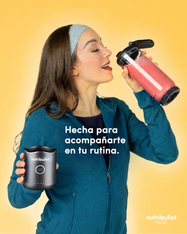Tu día empieza en casa, pero no termina ahí. 🏃🏻‍♀️⁣
nutribullet Flex te acompaña a tu ritmo, con un diseño que combina portabilidad, nutrición y estilo en cada uso, para que prepares mezclas más frescas y nutritivas estés donde estés. 🌱⁣
⁣
Máxima nutrición, mínimo esfuerzo 🌪️⁣
https://nutribulletmexico.com/producto/nutribullet-flex/