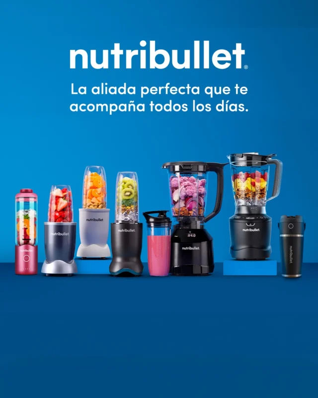 Desde tu jugo verde, un licuado o hasta tus recetas más completas nutribullet® es un esencial en la cocina, o fuera de ella para acompañarte en la nutrición de tu día a día. 🥤✨⁣